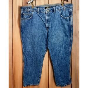 Men's RedHead Classic Fit Medium Blue Wash Jeans Sz 44X30 Straight Leg